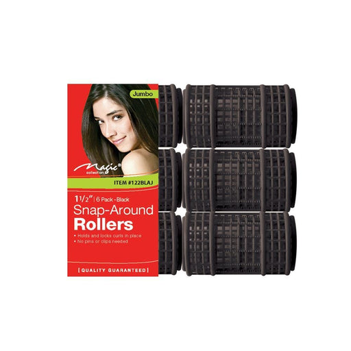 MAGIC | Snap-Around Roller Black | Hair to Beauty.