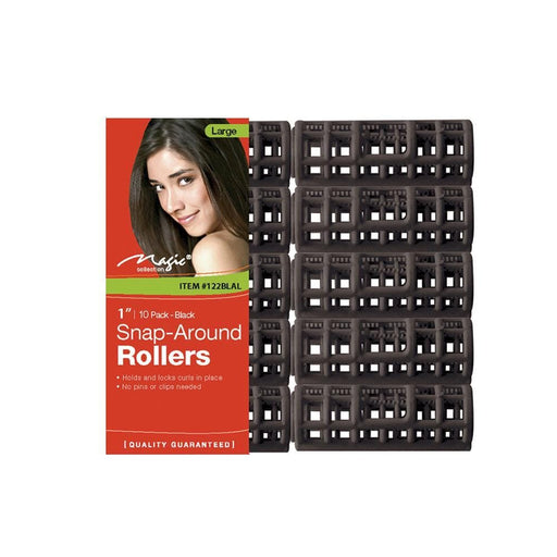 MAGIC | Snap-Around Roller Black | Hair to Beauty.