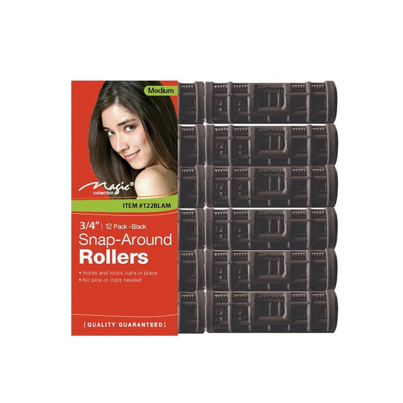 MAGIC | Snap-Around Roller Black | Hair to Beauty.