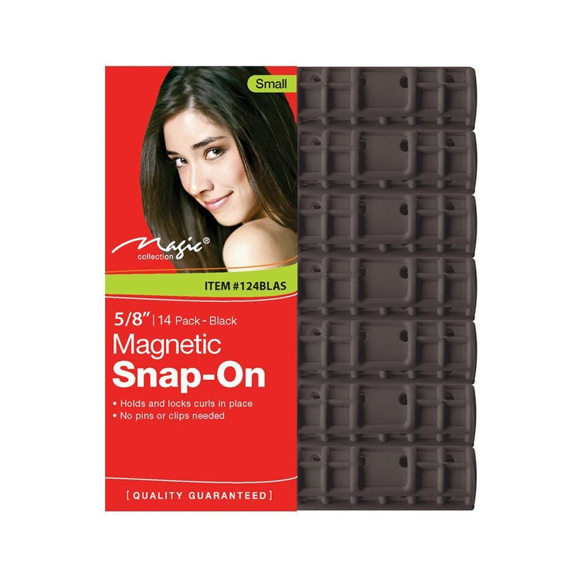 MAGIC | Magnetic Snap-On Rollers Black 124 | Hair to Beauty.