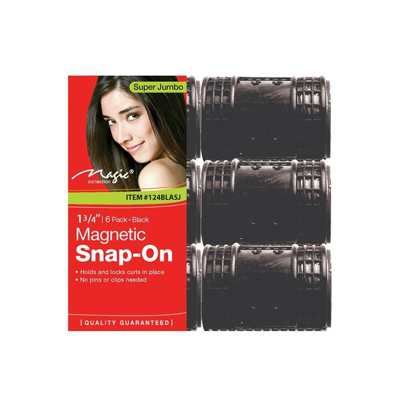 MAGIC | Magnetic Snap-On Rollers Black 124 | Hair to Beauty.