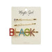 BLACK 2 | Colorful Rhinestone Hair Pin 3PCS | Hair to Beauty.