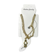 BE U | Teddy Bear & Rhinestone Anklet - Hair to Beauty.