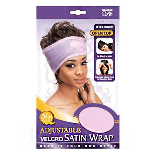 QFITT | Adjustable Velcro Satin Wrap | Hair to Beauty.