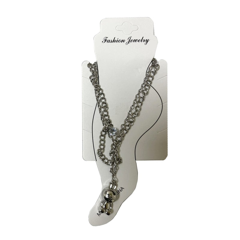 BE U | Teddy Bear & Rhinestone Anklet - Hair to Beauty.