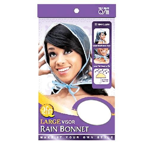 QFITT | Large Visor Rain Bonnet Clear 194 | Hair to Beauty.