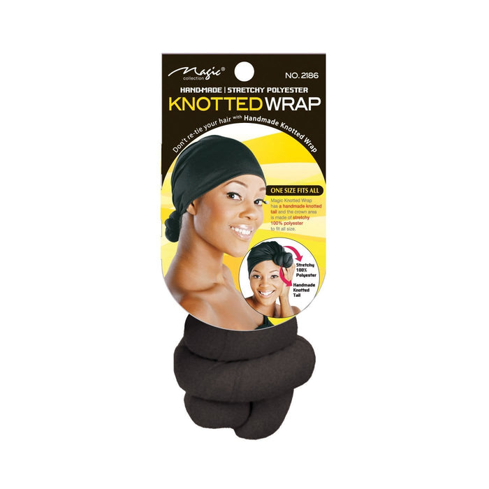 MAGIC | Knotted Wrap Black | Hair to Beauty.