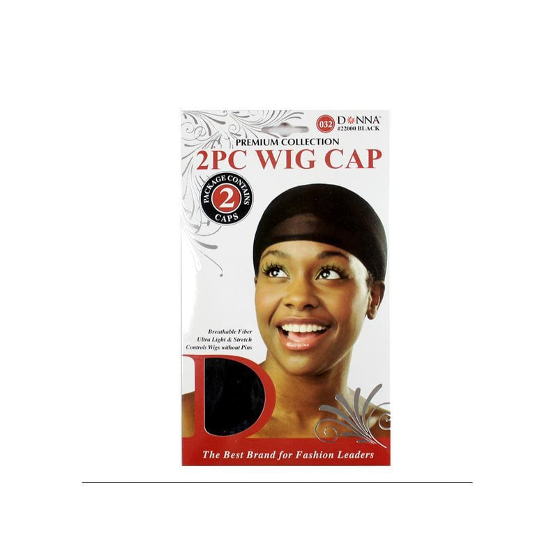 DONNA | Premium Collection 2pc Wig Cap - 22000BLA | Hair to Beauty.