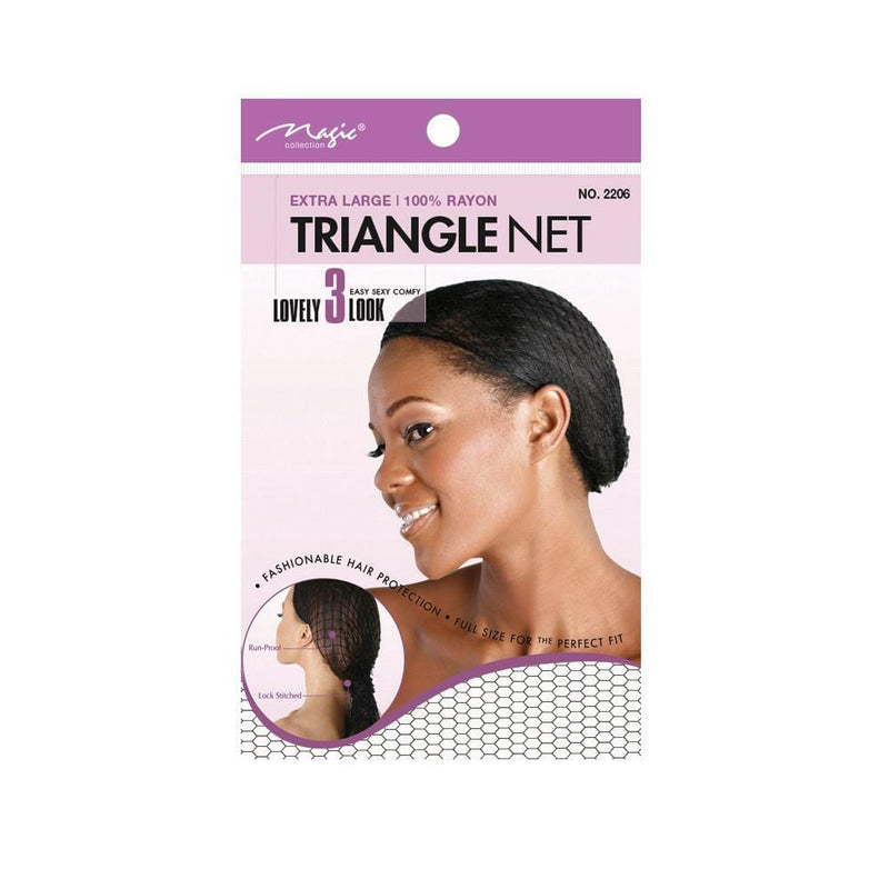 MAGIC | Triangle Net Rayon X-Large Black | Hair to Beauty.