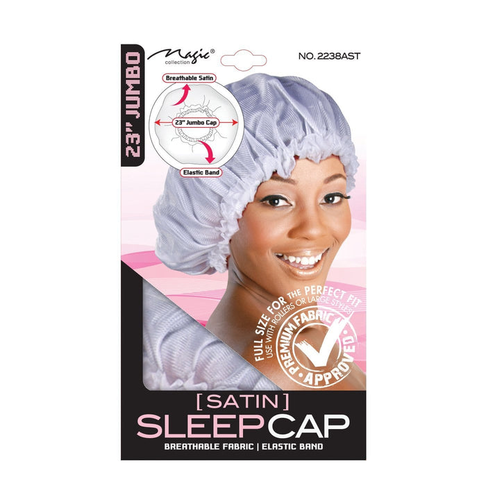 MAGIC |Satin Sleep Cap Jumbo - 2238AST | Hair to Beauty.
