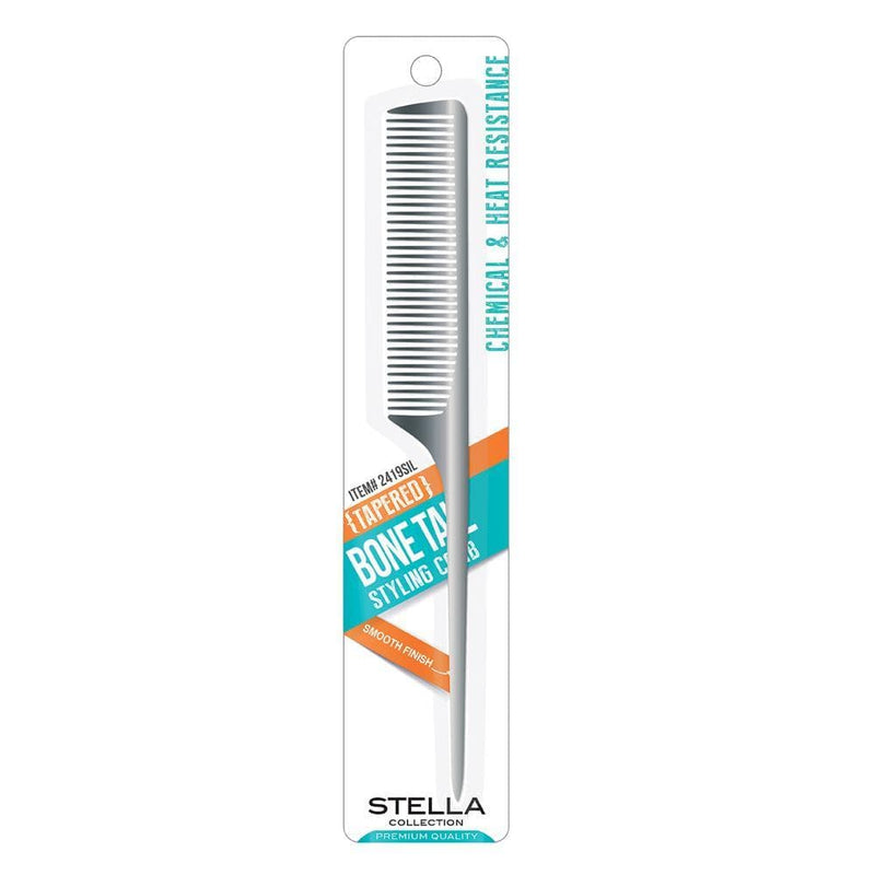 MAGIC | Bone Tail Comb Silver 2419SIL | Hair to Beauty.
