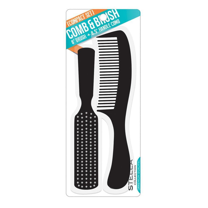 MAGIC | 8 1/2 Inch Handle Comb and 8 Inch Brush Combo Set 2454 | Hair to Beauty.