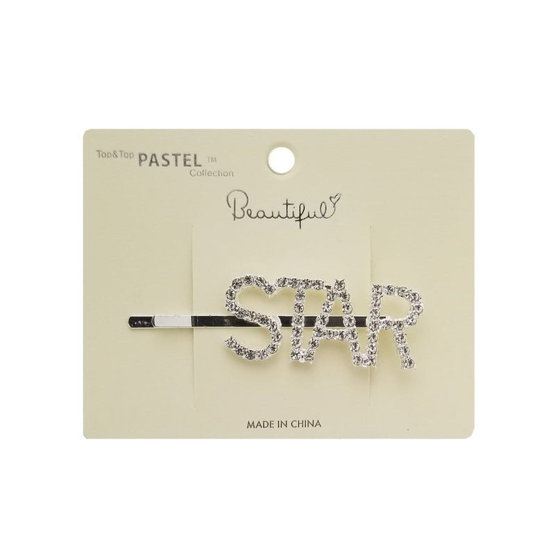 STAR | Rhinestone Hair Pin | Hair to Beauty.