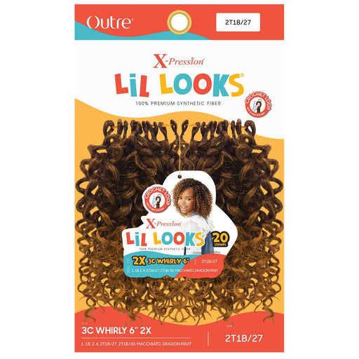 2X 3C WHIRLY 6″ | Outre LiL Looks Crochet Synthetic Braid - Hair to Beauty.