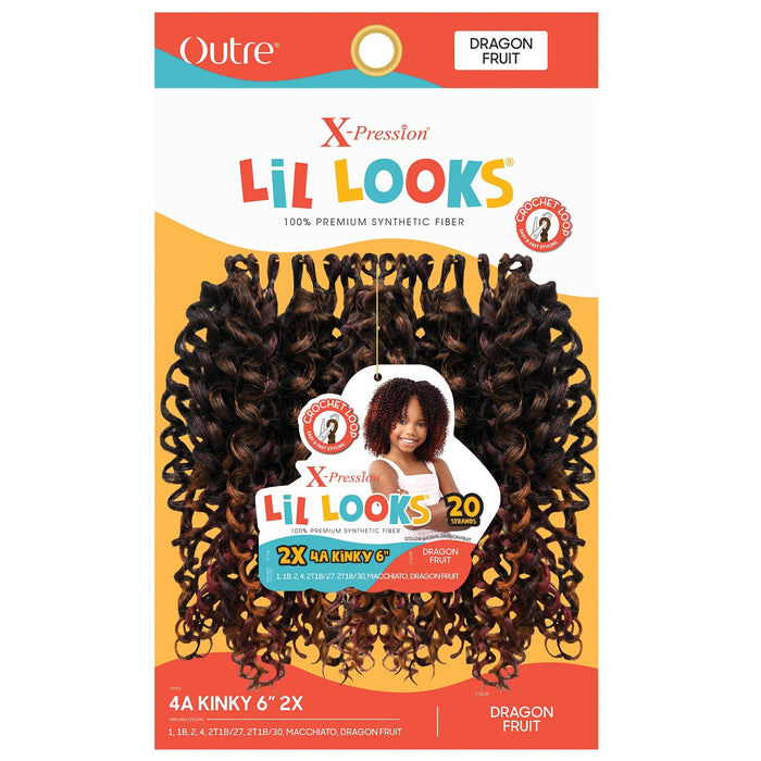 2X 4A KINKY 6″ | Outre LiL Looks Crochet Synthetic Braid - Hair to Beauty.