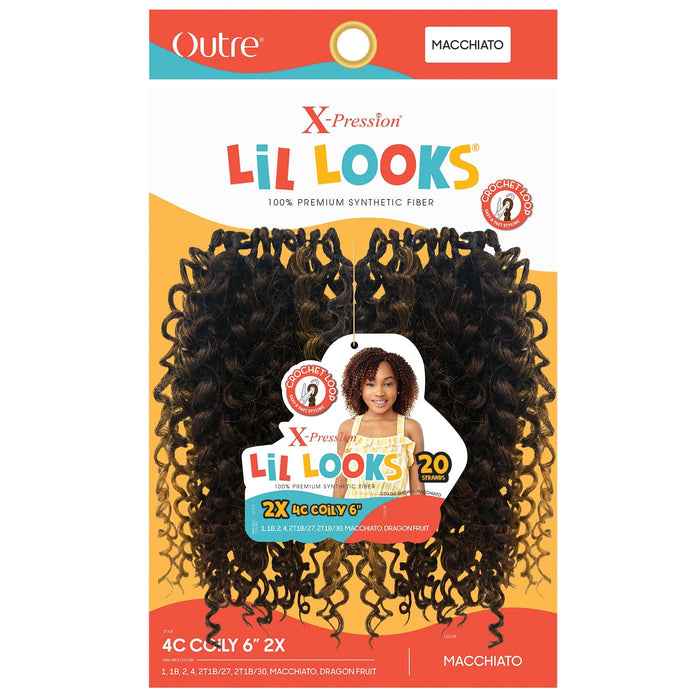 2X 4C COILY 6″ | Outre LiL Looks Crochet Synthetic Braid - Hair to Beauty.
