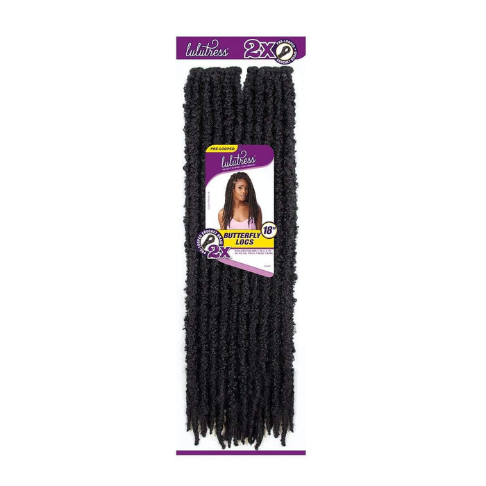 2X BUTTERFLY LOCS 18" | Lulutress Synthetic Crochet Braid | Hair to Beauty.