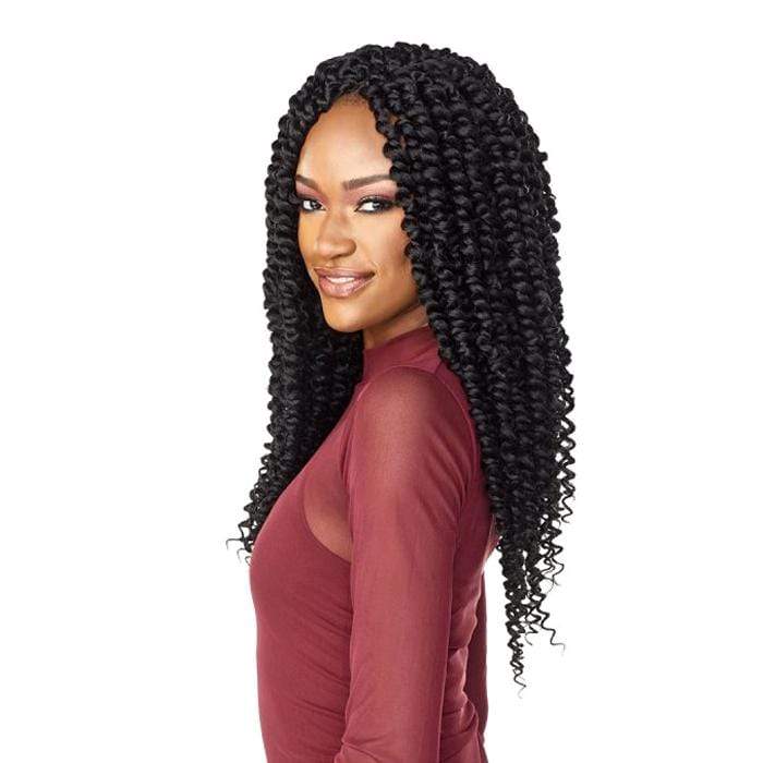 2X CHUNKY PASSION TWIST 18" | Lulutress Synthetic Crochet Braid | Hair to Beauty.
