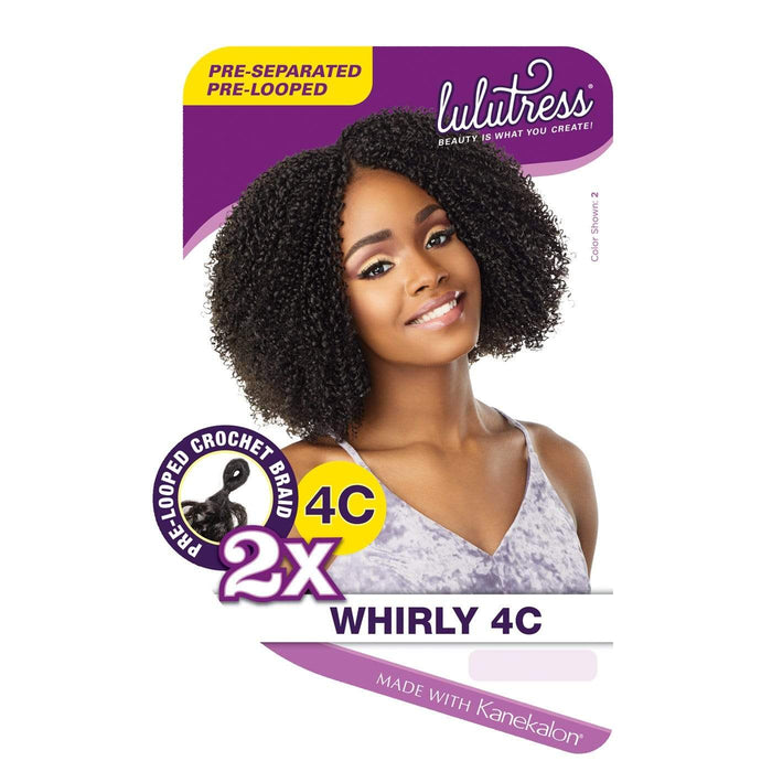 2X WHIRLY 4C | Lulutress Synthetic Crochet Braid | Hair to Beauty.