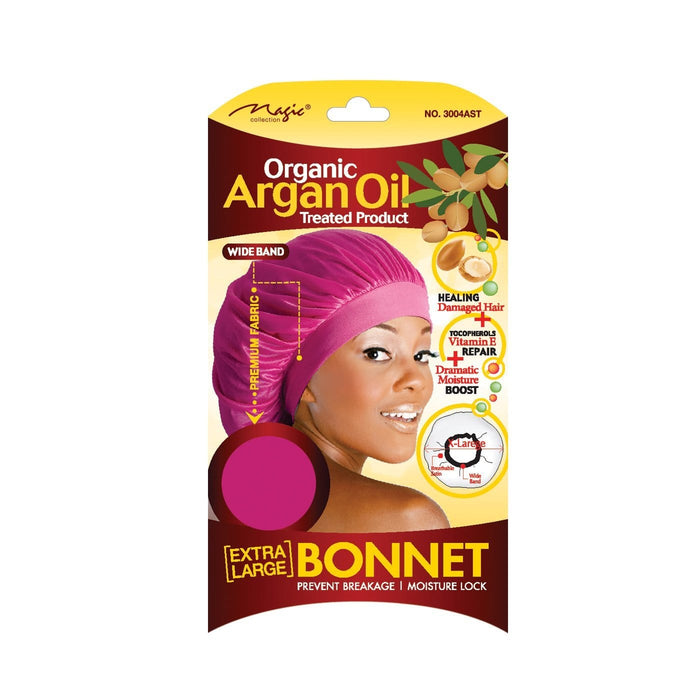 MAGIC | Organic Argan Oil Bonnet X-Large Assort 3004AST | Hair to Beauty.