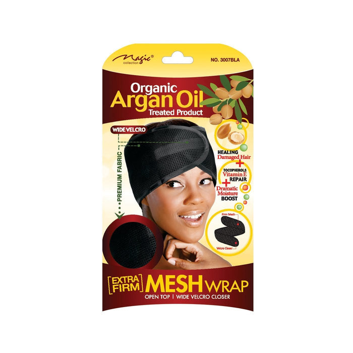 MAGIC | Organic Argan Oil Mesh Wrap X-Firm Black 3007BLA | Hair to Beauty.