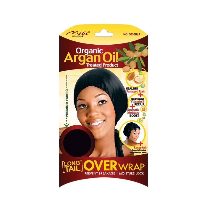 MAGIC | Organic Argan Oil Over Wrap Long Tail Black 3010BLA | Hair to Beauty.