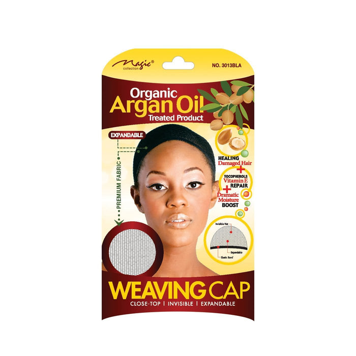 MAGIC | Organic Argan Oil Weaving Cap Black 3013BLA | Hair to Beauty.