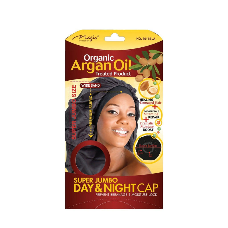 MAGIC | Organic Argan Oil Super Jumbo Day & Night Cap Black 3015 | Hair to Beauty.