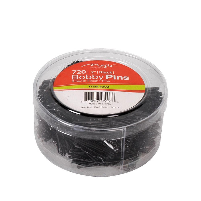 MAGIC | Bobby Pins 2" Black Jar | Hair to Beauty.