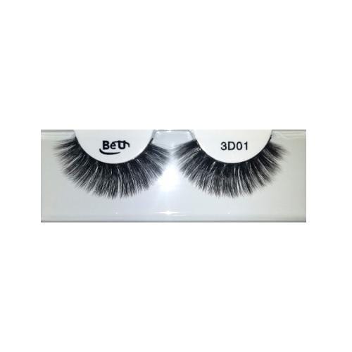 BE U | 3D Faux Mink Eyelashes 3D01 | Hair to Beauty.