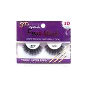 BE U | 3D Faux Mink Eyelashes 3D01 | Hair to Beauty.