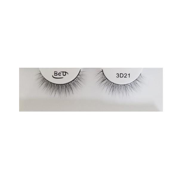 BE U | 3D Faux Mink Eyelashes 3D21 | Hair to Beauty.