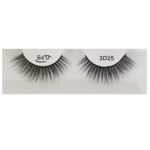 BE U | 3D Faux Mink Eyelashes 3D25 | Hair to Beauty.