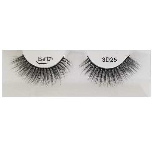 BE U | 3D Faux Mink Eyelashes 3D25 | Hair to Beauty.