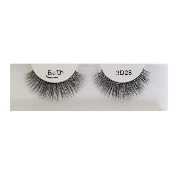 BE U | 3D Faux Mink Eyelashes 3D28 | Hair to Beauty.