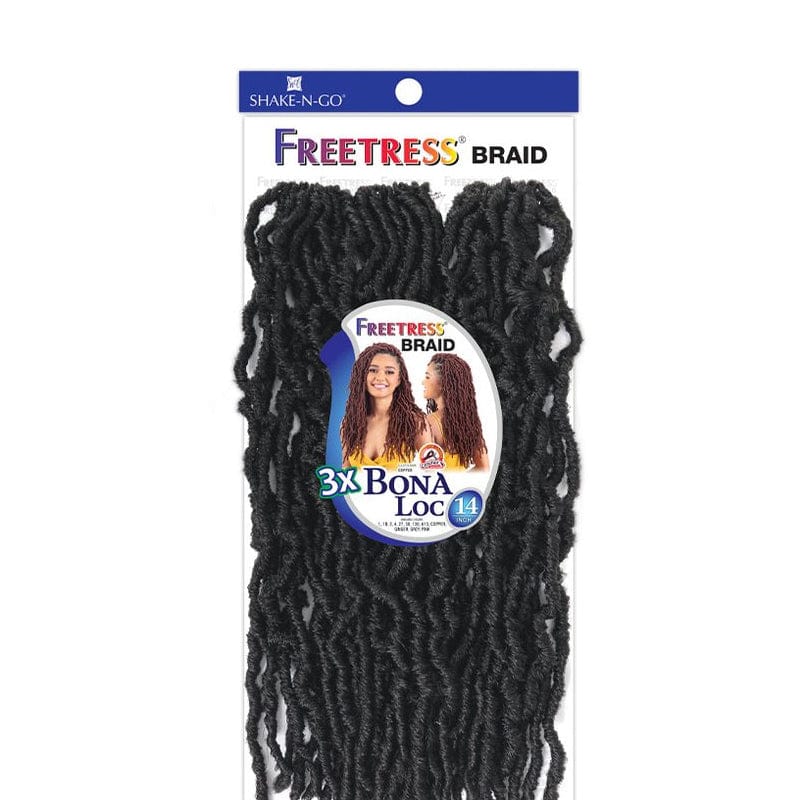 3X BONA LOC 14 INCH - Freetress Synthetic Braid