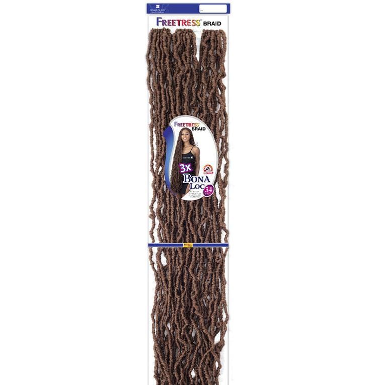 3X BONA LOC 34" | Freetress Synthetic Braid | Hair to Beauty.