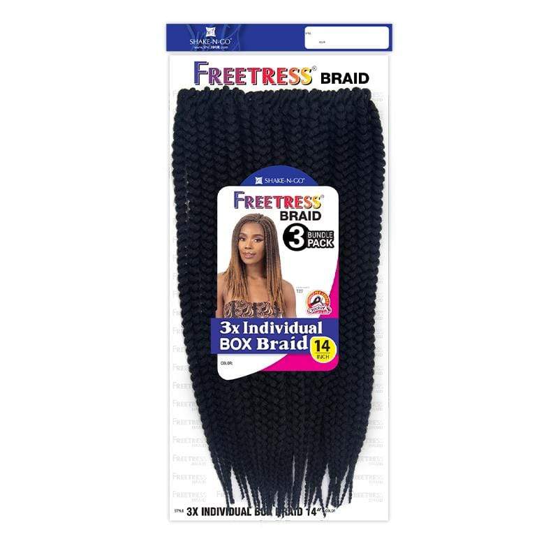 3X INDIVIDUAL BOX BRAID 14" | Synthetic Braid | Hair to Beauty.