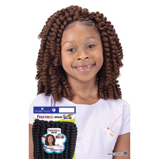 3X KIDS-BOUNCY WAND CURL 6" | Freetress Synthetic Crochet Braid - Hair to Beauty.