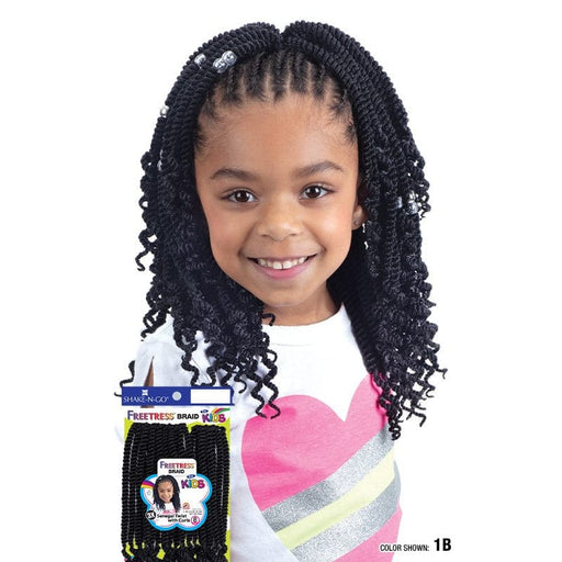 3X KIDS-SENEGAL TWIST WITH CURLS 8" | Freetress Synthetic Crochet Braid