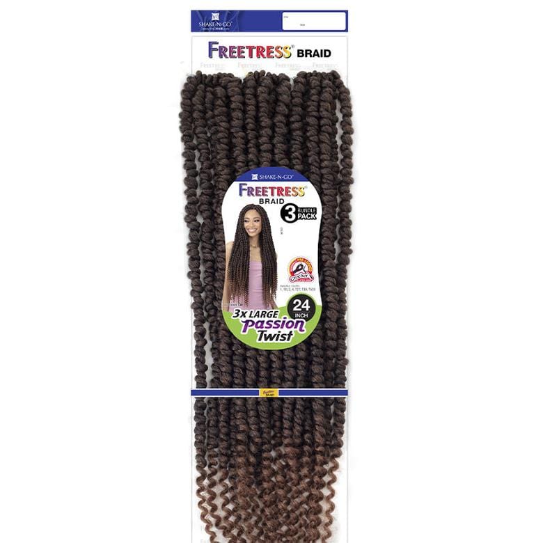 3X LARGE PASSION TWIST 24" | Freetress Synthetic Braid | Hair to Beauty.