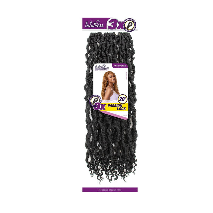 3X PASSION LOCS 20" - Lulutress Synthetic Crochet Braid
