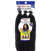 3X PRE-FLUFFED WATER POPPIN' TWIST 20" | Synthetic Braid | Hair to Beauty.