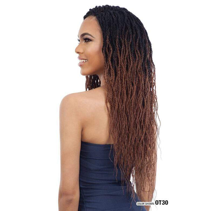 3X NATURAL WAVY TWIST 18" | Synthetic Pre-Stretched Braid | Hair to Beauty.