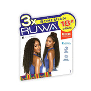 3X BOHEMIAN 18" | Sensationnel Ruwa Synthetic Braid | Hair to Beauty.