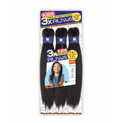 3X RUWA PRE-STRETCHED KIDS BRAID 12″ | Sensationnel Ruwa Synthetic Braid | Hair to Beauty.