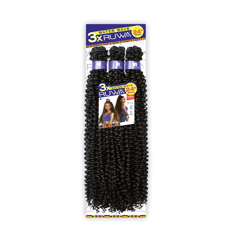 3X RUWA WATER WAVE 24" | Sensationnel Synthetic Braid - Hair to Beauty.