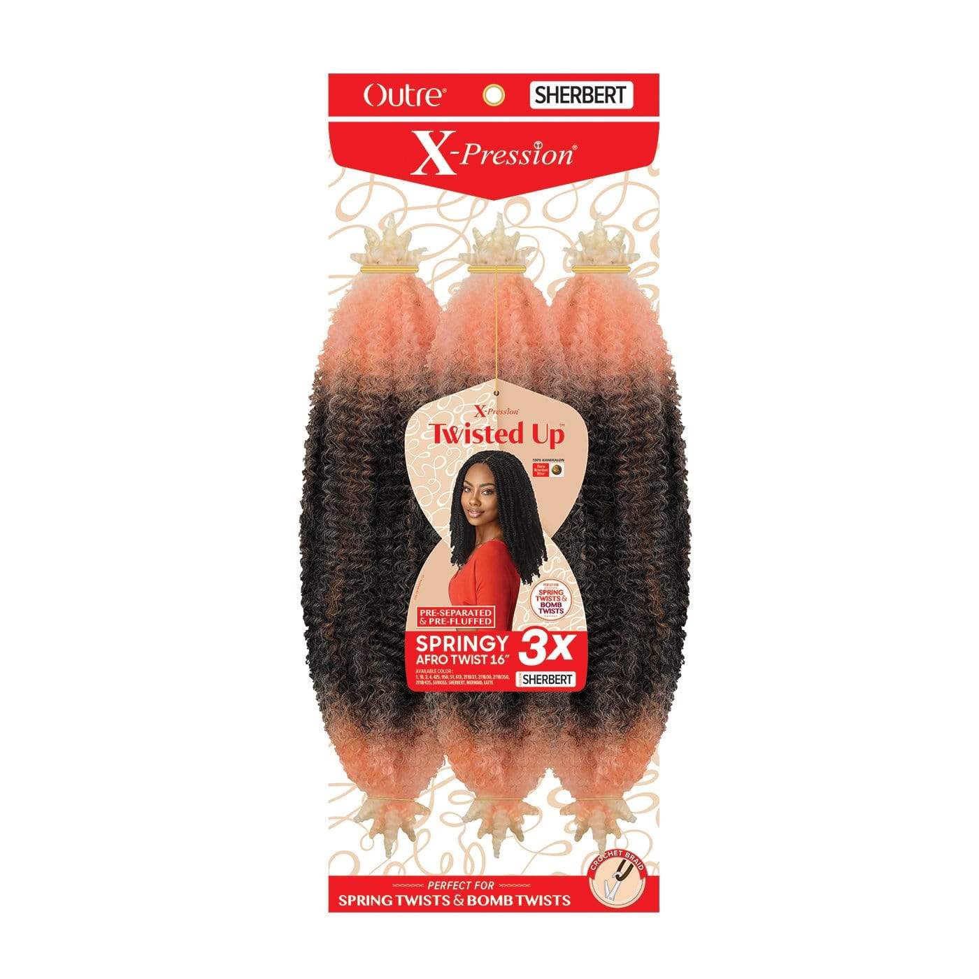 3X SPRINGY AFRO TWIST 16