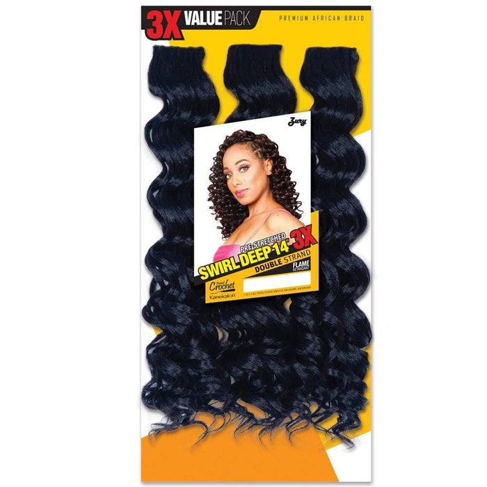 SWIRL DEEP 14" 3X | Pre-Stretched Synthetic Braid | Hair to Beauty.