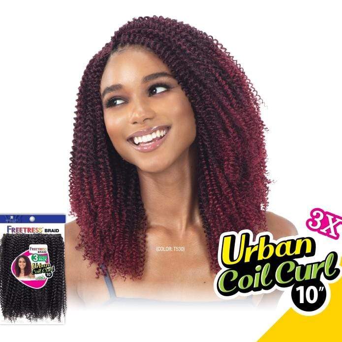 3X URBAN COIL CURL 10  Synthetic Braid — Hair to Beauty
